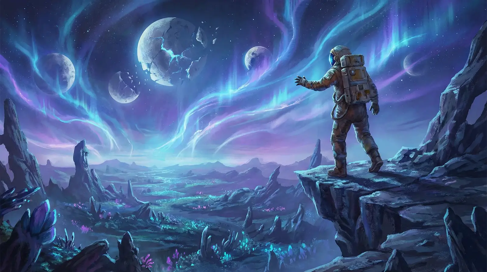 寸止挑战 - 异星探索概念画作